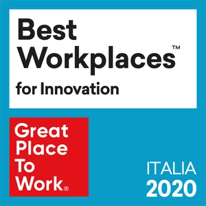 Best workplaces for innovation certified logo